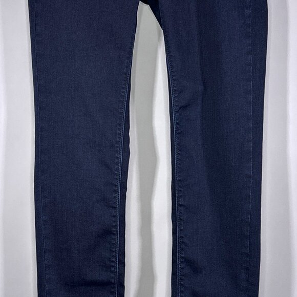 NWT Raffaello Rossi Slim Split Hem Navy Blue Denim Jeans EUR Size 34/US 4 - Picture 5 of 16